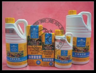 鱼缸水质安定剂500ML 加送100% 用品 金采虹水族器材