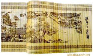 激光工艺 激光工艺品 竹简工艺品清明上河图 激光雕刻