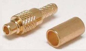 射频连接器接头MMCX-JC-1.5压接一1.5线