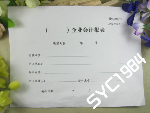 会计报表封面  企业会计报表 封面 封皮