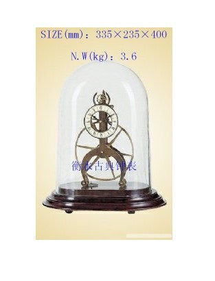 骨架钟表 仿古机械钟表 客厅创意座钟推荐特价直销家居装饰纯铜