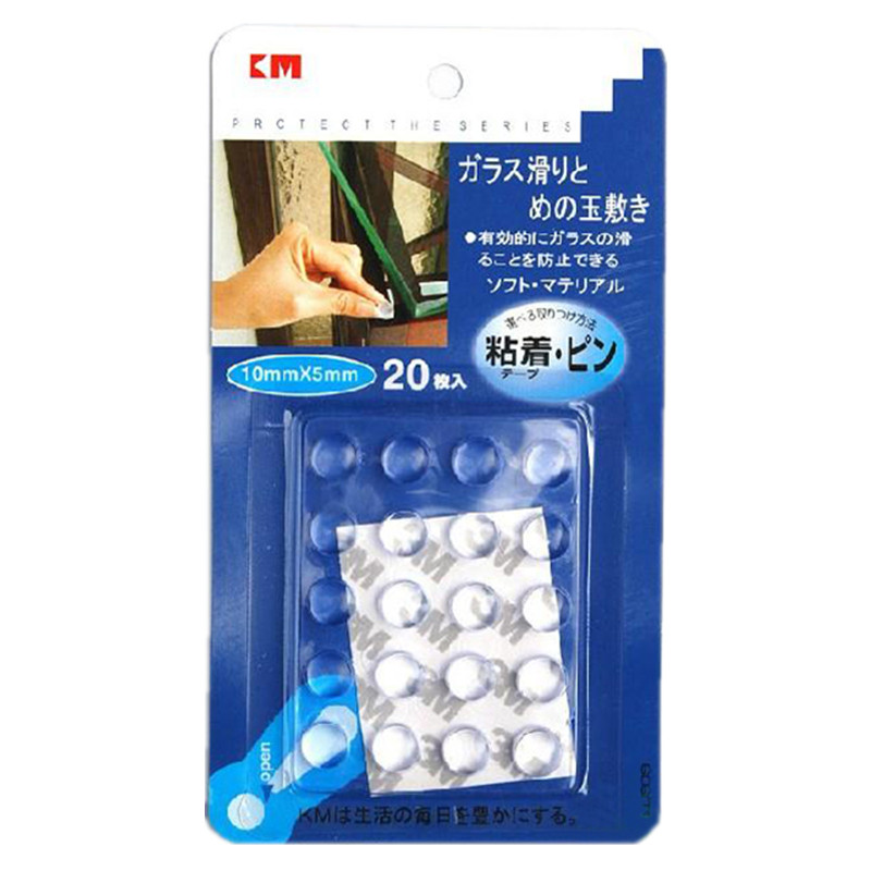玻璃防滑垫衣柜门透明防撞胶粒
