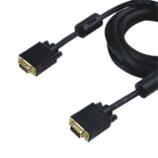 Choseal/秋叶原Q-550电脑接电视线VGA线逐行扫描线镀金插头 15米