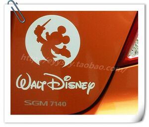 迪士尼 卡通 饰反光车贴 汽车内饰装饰贴纸 汽车装饰用品 车贴