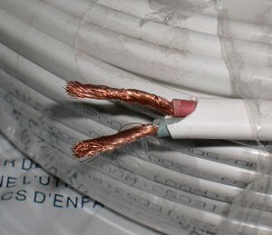 电线电缆 4平方 2芯软 护套线 RVV2*4信号线 电源线 纯铜