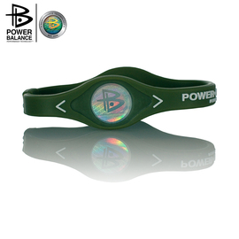 POWER BALANCE 霸能 能量平衡公司 手环 硅胶手环 森林-橄榄绿