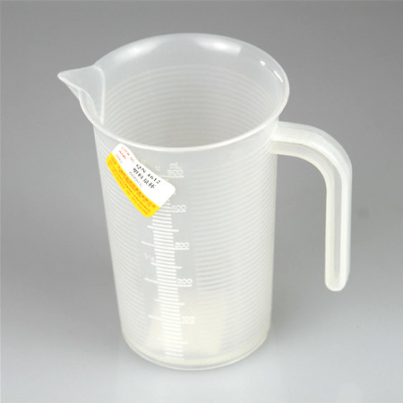 乾能烘焙工具 500cc塑料量杯 带500ml刻度 PP塑料强度高 QN4612