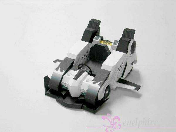【新翔精品纸模型】 跑跑卡丁车