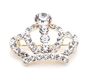 A018 Korea Korean Crown brooch corsage brooch jewelry pins female