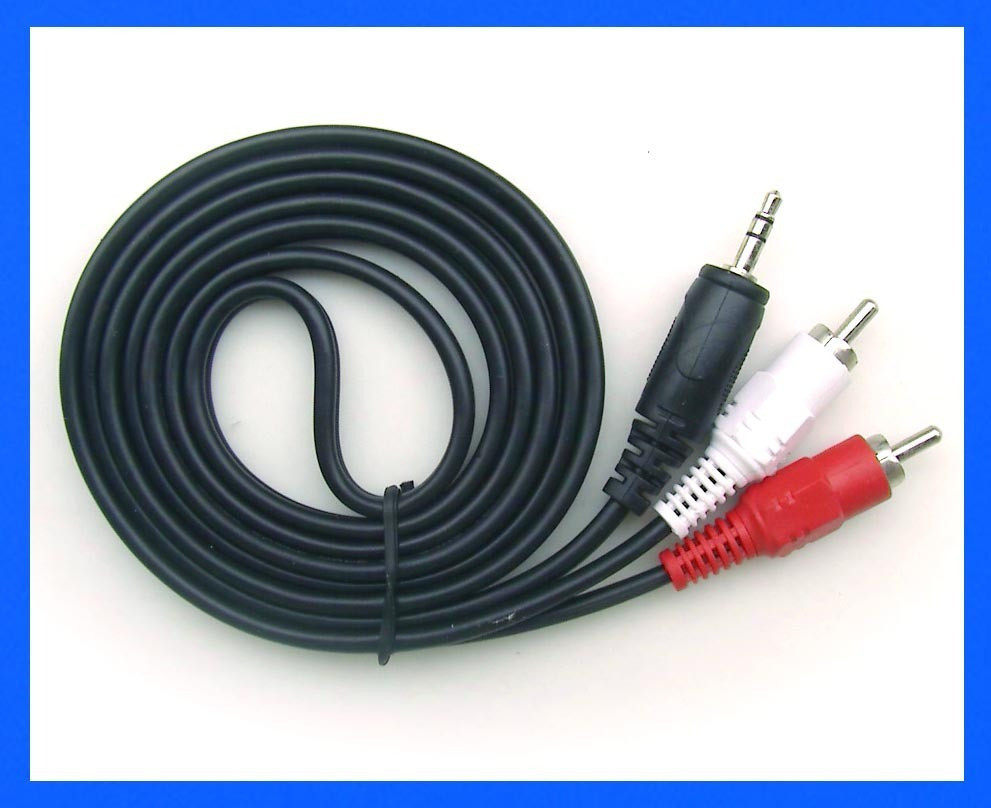 粤通 高品质电脑音频AV线（5米）售价8.5 电脑音频线