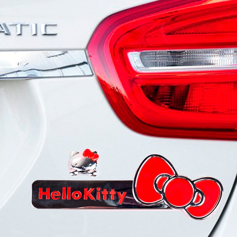 正版进口Hellokitty可爱金属质感车贴全车标志贴仪表台后尾箱车贴在类目 汽车/用品/配件/改装, 汽车外饰品/加装装潢/防护, 汽车外饰品, 汽车装饰贴中 - 来自Buy2taobao.com提供专业的淘宝代购服务