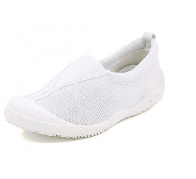 包邮 日本永旺topvalu纯白 透气网鞋全家亲子款童鞋 幼儿园室内鞋