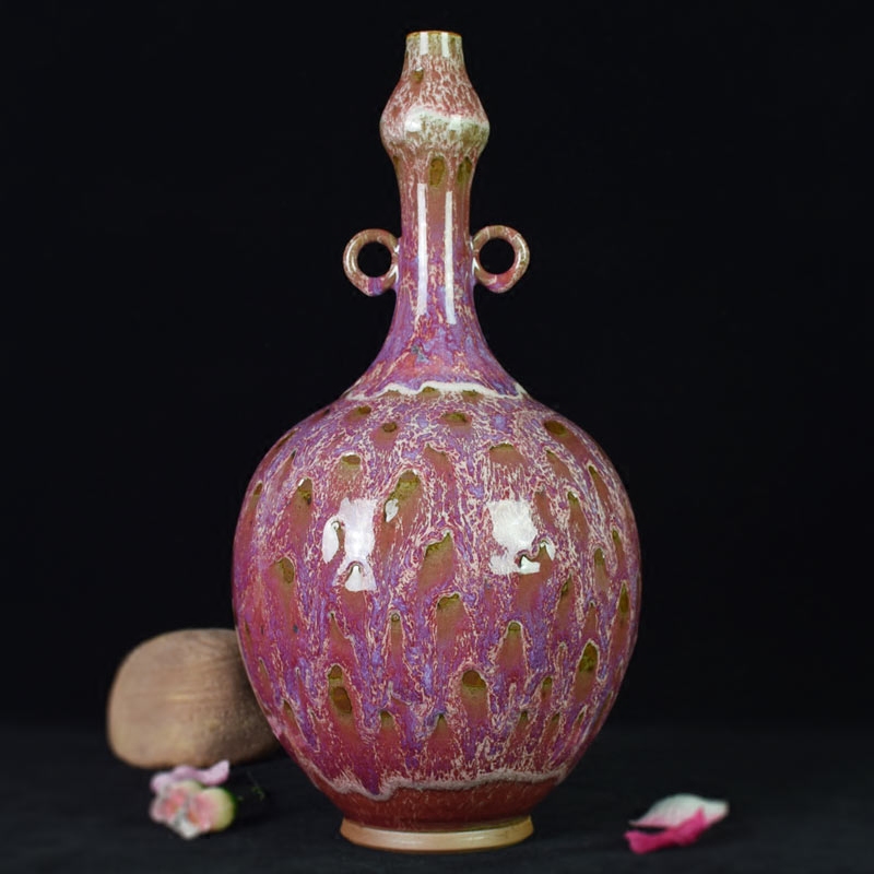 河南禹州神垕窑变釉瓷器居家摆件