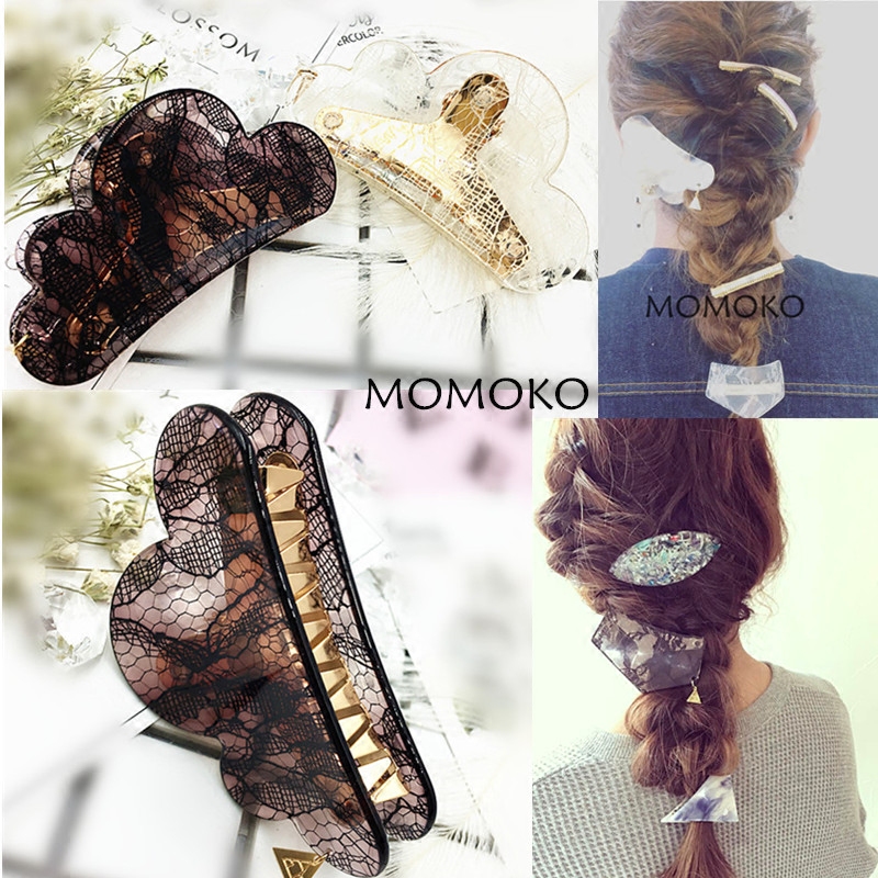 Japan Independent San Same item fairy black and white Lace Flaky clouds Hair caught Hairpin Card issuance Grip Hairdressing Headdressin the Accessories/Fashion Jewelry, Hair Accessories  category - from Buy2taobao.com to provide professional Taobao agent buy service