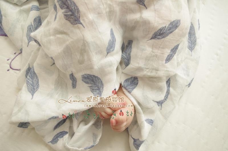 现货当天发新生婴儿童宝宝竹纤维纯棉超柔纱布巾浴巾毛巾抱被夏季