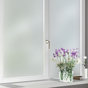 浴室玻璃贴膜遮光膜卫生间窗户贴纸透光不透明磨砂窗纸彩色防晒膜