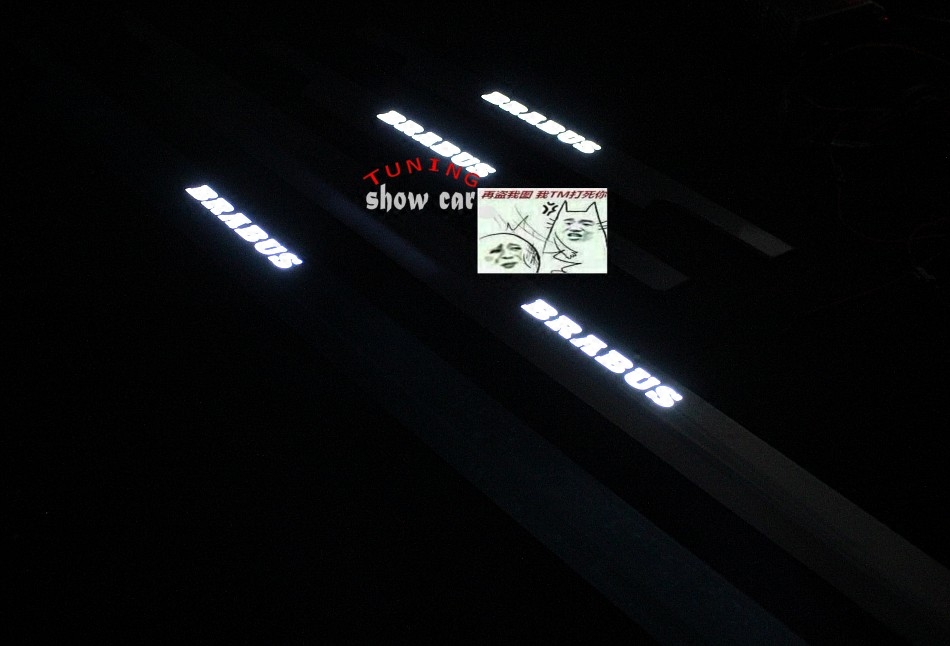 W463 G320G350G500G55G63G65 巴博斯 LED 迎宾踏板 门槛条