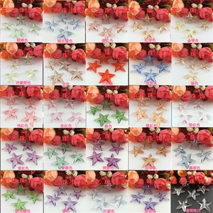 包邮透明亚克力五角星散珠 DIY手工串珠耳环饰品门帘灯饰配件材料