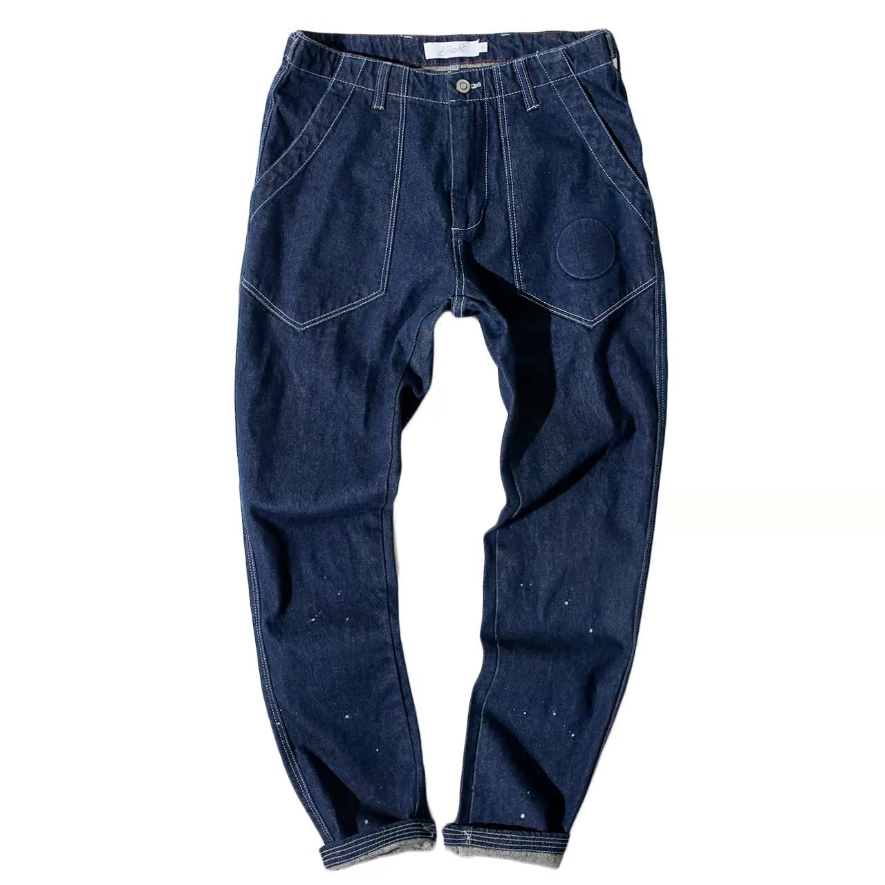 Jeans pour jeunesse droite en vrac en coton pour automne - Ref 1482784 Image 5
