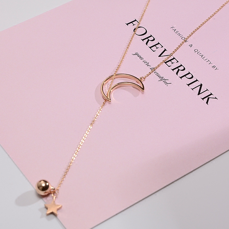Japan and South Korea temperament Long necklace star Moon Sphere Pendant sweater chain Necklace Simplicity Accessoriesin the Accessories/Fashion Jewelry, Necklace  category - from Buy2taobao.com to provide professional Taobao agent buy service