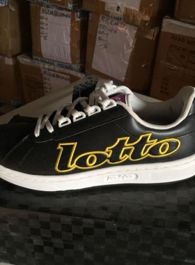 关仓清货 LOTTO 乐途 女子 经典logo 意大利休闲板鞋 ELFF080-2