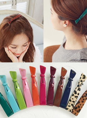 韩国Aznavou AZ阿兹娜 韩剧千颂伊同款糖果色刘海夹发夹鸭嘴夹