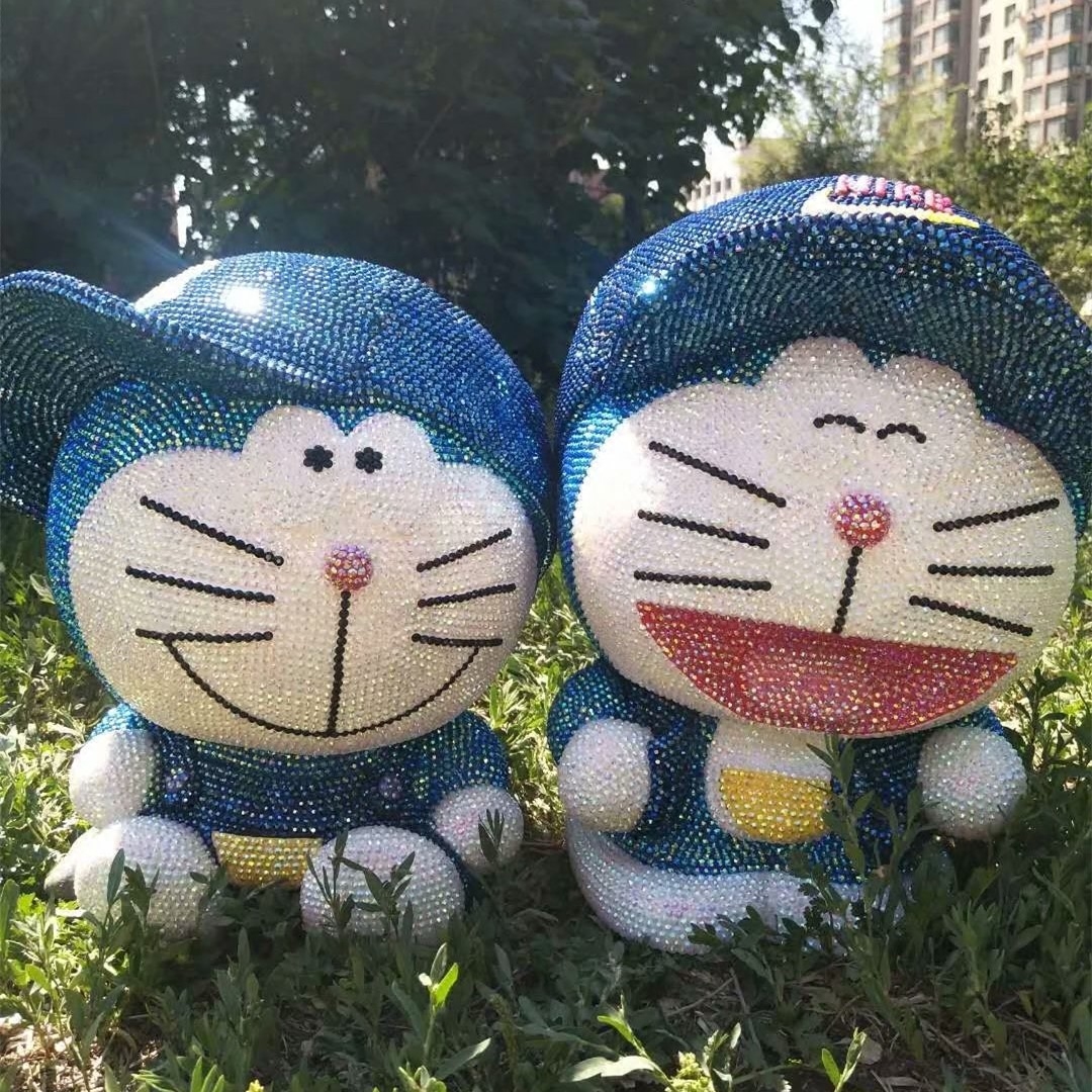 包邮创意大号机器猫存钱罐