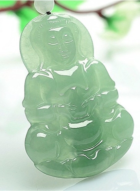 缅甸男女款佛像玉石挂件现货吊坠