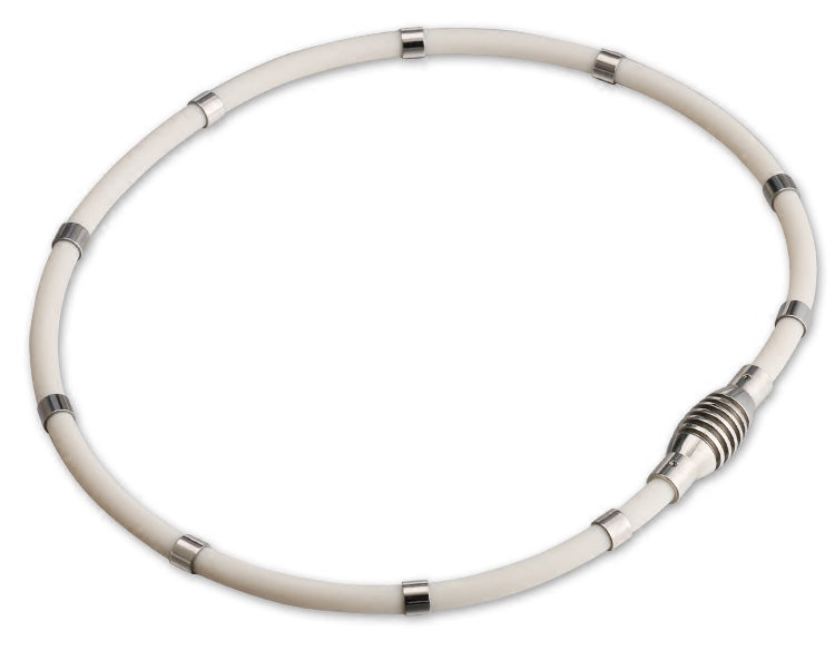 GENUINE JAPANESE FUJIMOTO CERVICAL SPINE SPORTS TITANIUM COLLAR MAGNETIC THERAPY HEALTH NECKLACE ANTI-FATIGUE RADIATION RADIATION TITANIUM CHAIN MEN AND WOMEN