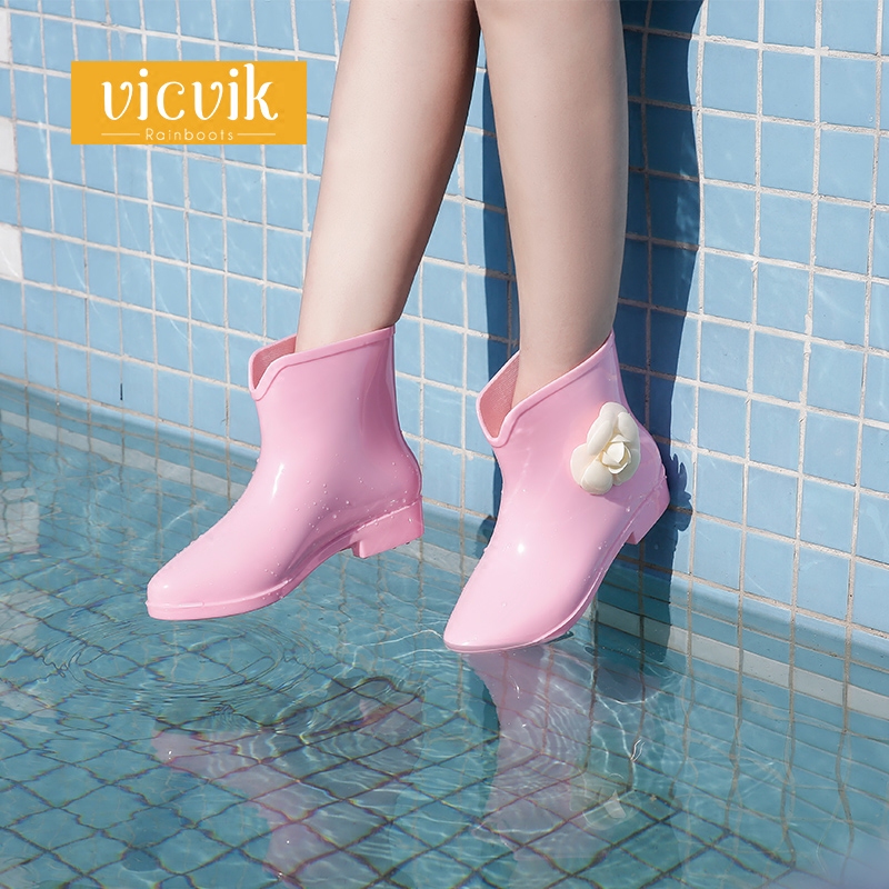 Rain shoes adult Short tube waterproof Low-heel Water shoes the republic of korea fashion Overshoes summer lady PVC Help low shoesin the Women's Shoes, Rain Boots  category - from Buy2taobao.com to provide professional Taobao agent buy service