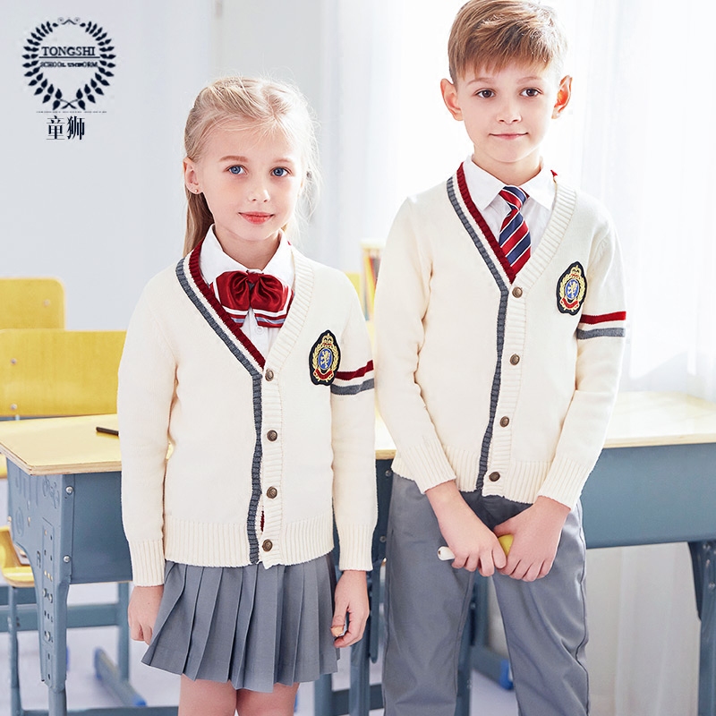 韩国小学生校服班服套装儿童幼儿园园服春秋装英伦学院风定制