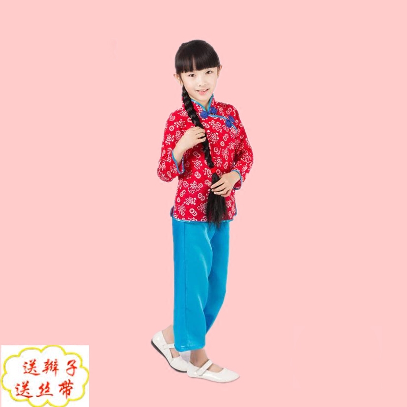 碎花村姑红灯记李铁梅演出阿庆嫂