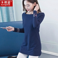 2025春裝新款韓版上衣體恤長(zhǎng)袖女