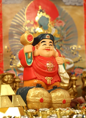 四季唐密法宣订制款树脂经文财神