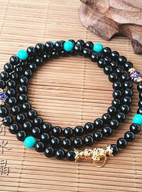 黑玛瑙金色民族风其他款式佛牌