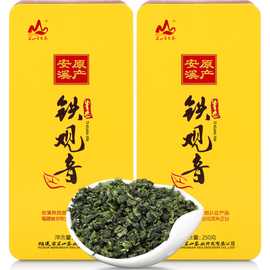 漫悠 秋茶铁观音茶叶 清香型 安溪原产地乌龙茶 礼盒装 250g*2