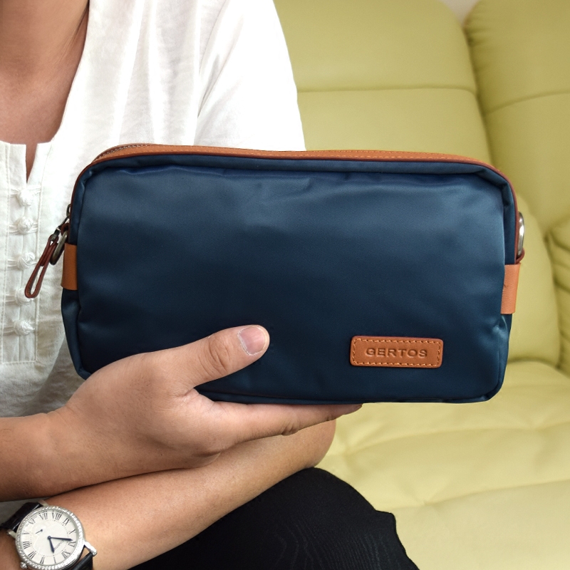 尼龙手拿包男商务休闲夹包男士手包新款潮手包男牛津纺帆布大容量