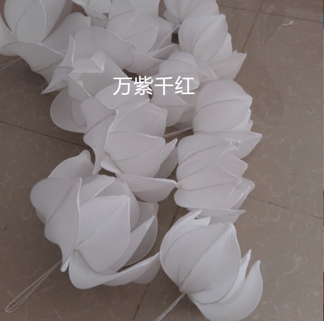 舞台背景布置用品仿真假花丝网花铃兰花