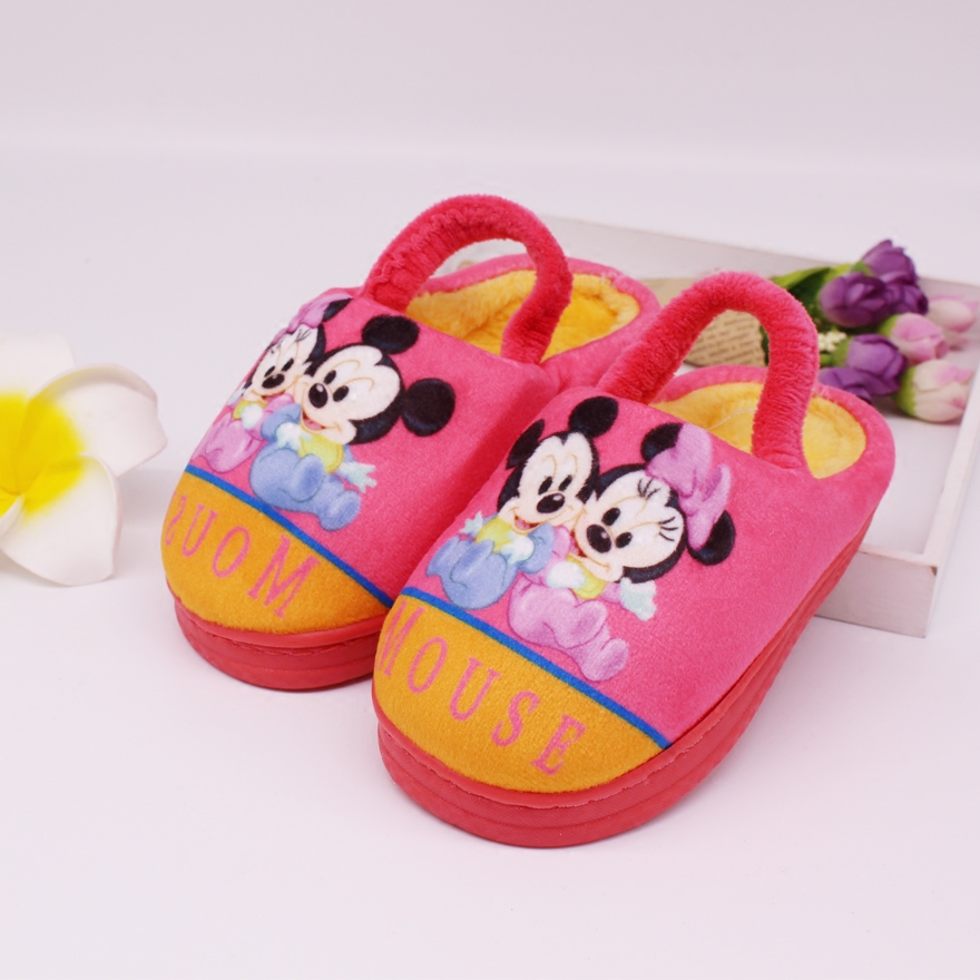 Chaussons enfants en coton pour hiver - semelle tendon - Ref 1013632 Image 3