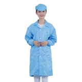 Статическая рабочая одежда с шляпой с шляпой мужчина и женщинами из пыли мастерская, мастерская без пыль