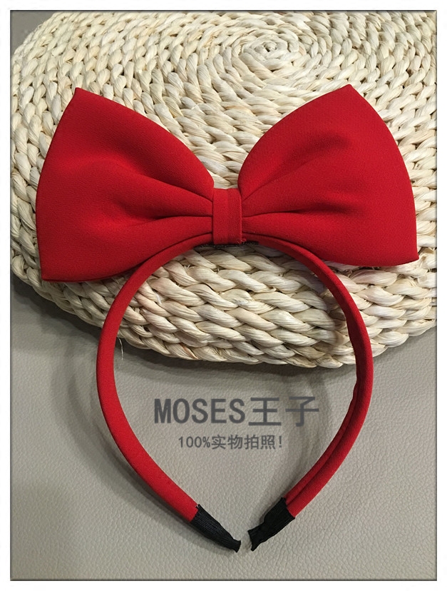 children three-dimensional Big bow Hair hoop girl Princess wind Hairdressing baby gules Hair hoop Korean Edition High-end Hairdressingin the Children/Baby/Family fitted , Children&#39;s Accessories , Hair Accessories  category - from Buy2taobao.com to provide professional Taobao agent buy service
