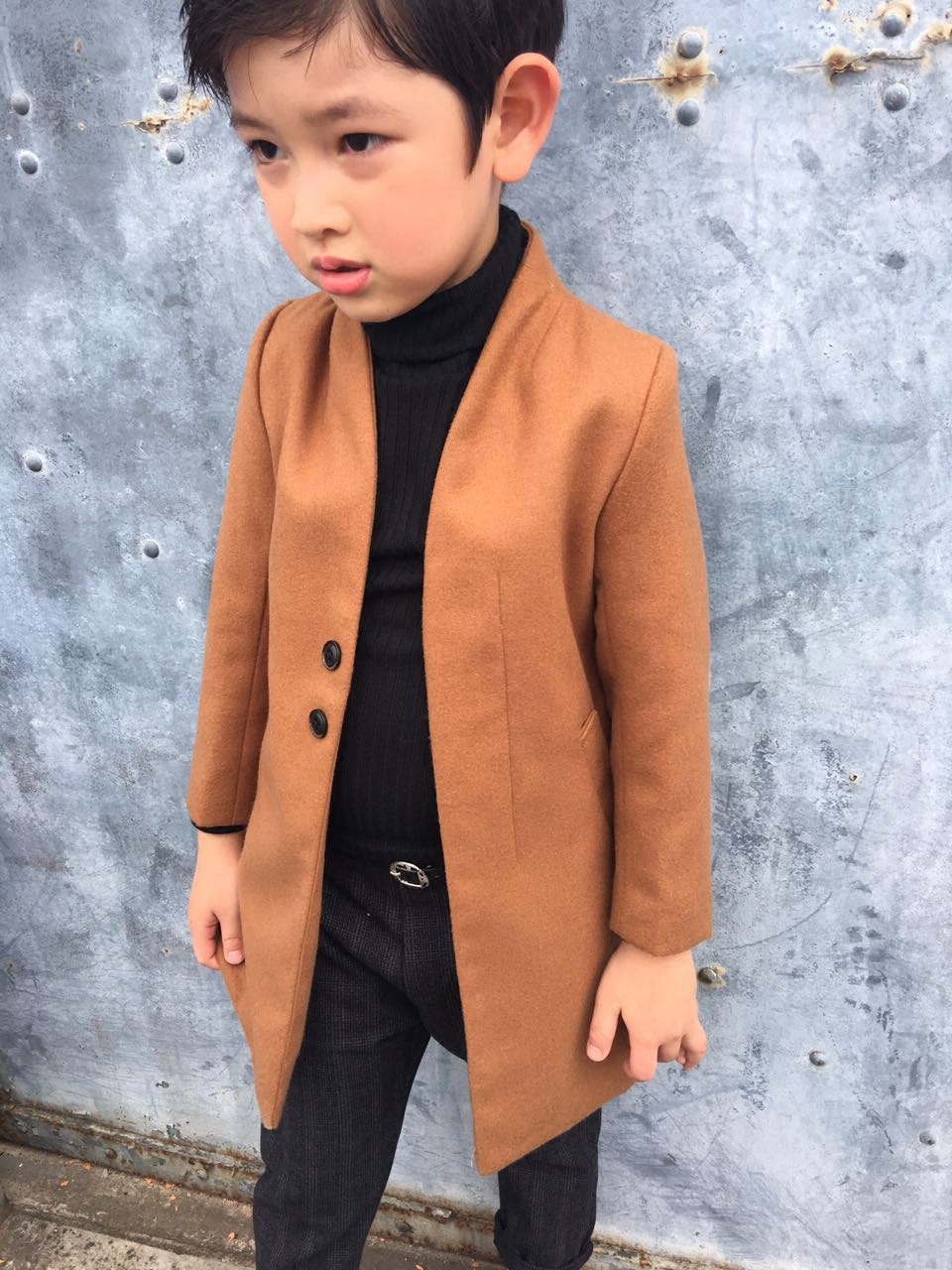 Manteau pour garcon en cachemire - Ref 2161201 Image 5