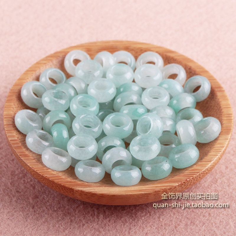 手把绳diydiy杂石项链算盘珠