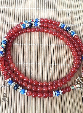 红玛瑙其他款式毛衣项链可定制