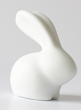 创意可爱陶瓷兔子摆件生日圣诞