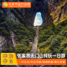 湖南长沙张家界旅游天门山门票一日游玻璃桥森林公园纯玩跟团游