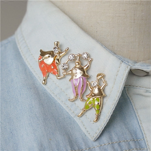 Broche en Alliage argent plaqué or - Ref 1174347 Image 1