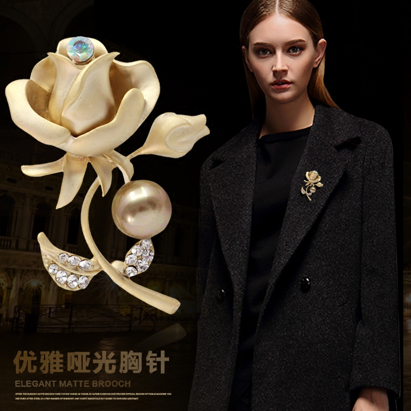 Broche femme en Zircon diamant - Ref 1173794 Image 3
