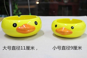 可爱卡通陶瓷烟灰缸创意个性男友生日礼物仓鼠食盆老师礼品包邮