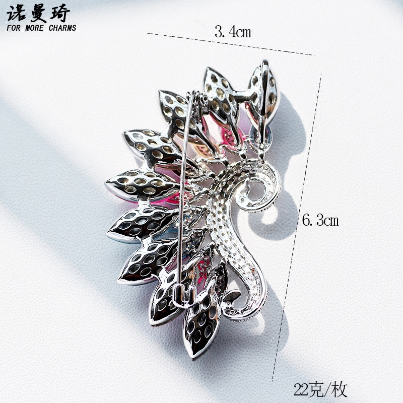 Broche femme en Zircon diamant - Ref 1174590 Image 4